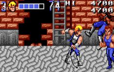 une photo d'Ã©cran de Double Dragon sur Atari Lynx